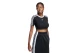 Adidas Originals 3-Stripes Baby Tee Κοντομάνικη Crop Top Μπλούζα