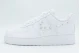 Nike Air Force 1 07 Γυναικεία Sneakers Λευκά, Ασημί