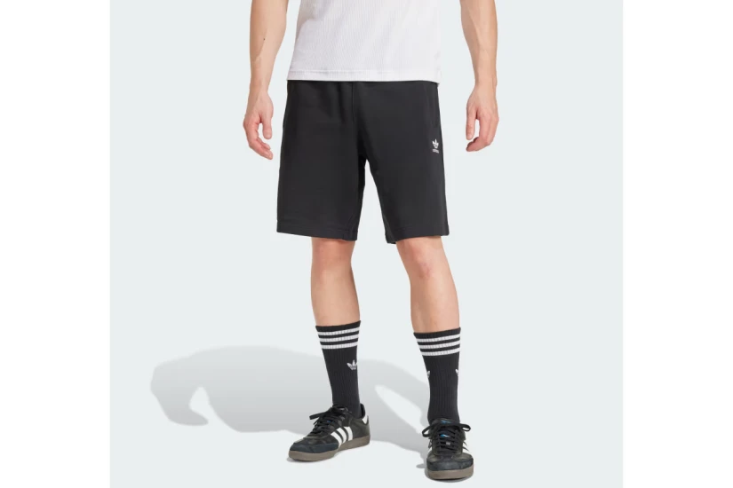 Adidas Originals Essentials Trefoil Ανδρική Αθλητική Βερμούδα Μαύρη