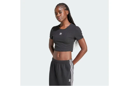 Adidas Originals Essentials Ribbed Crop Top Κοντομάνικο Γυναικείο (IY9664)