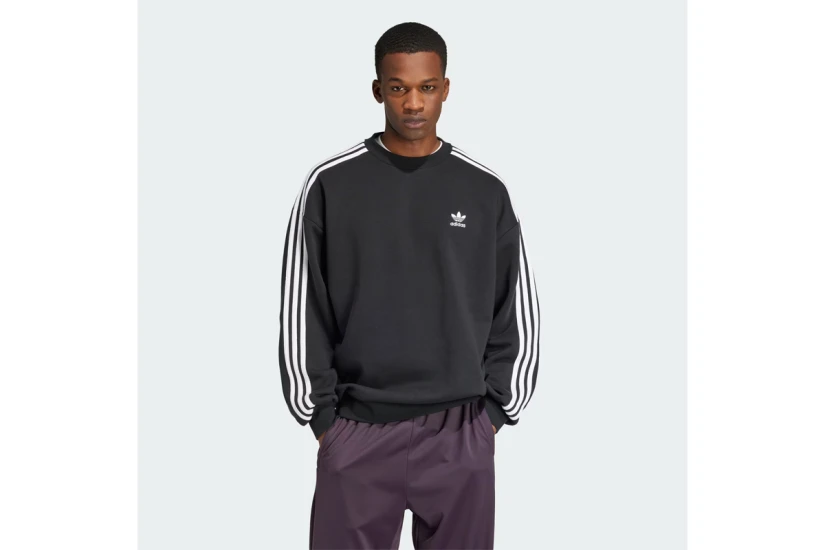 Adidas Originals Adicolor Oversized Ανδρική Μακρυμάνικη Μπλούζα Με Λαιμόκοψη