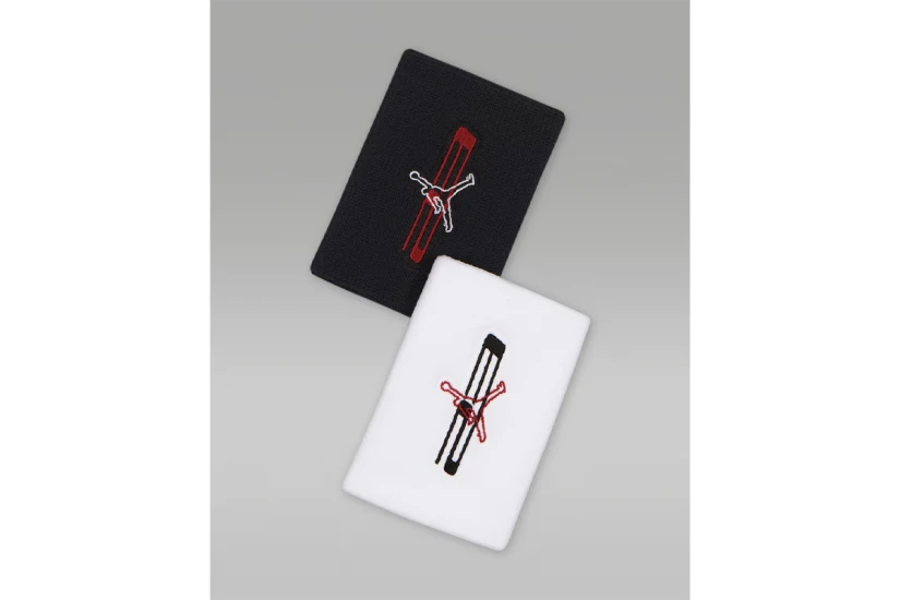 Jordan Dri-FIT Σετ Περιβραχιόνια Μαύρα, Λευκά 2 Τεμάχια