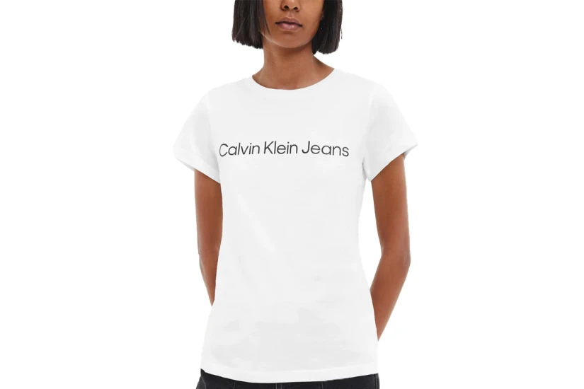 Calvin Klein Γυναικείο Κοντομάνικο T-Shirt Λευκό