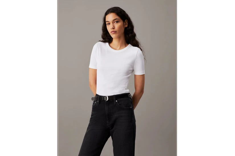 Calvin Klein Γυναικείο Κοντομάνικο T-Shirt Λευκό