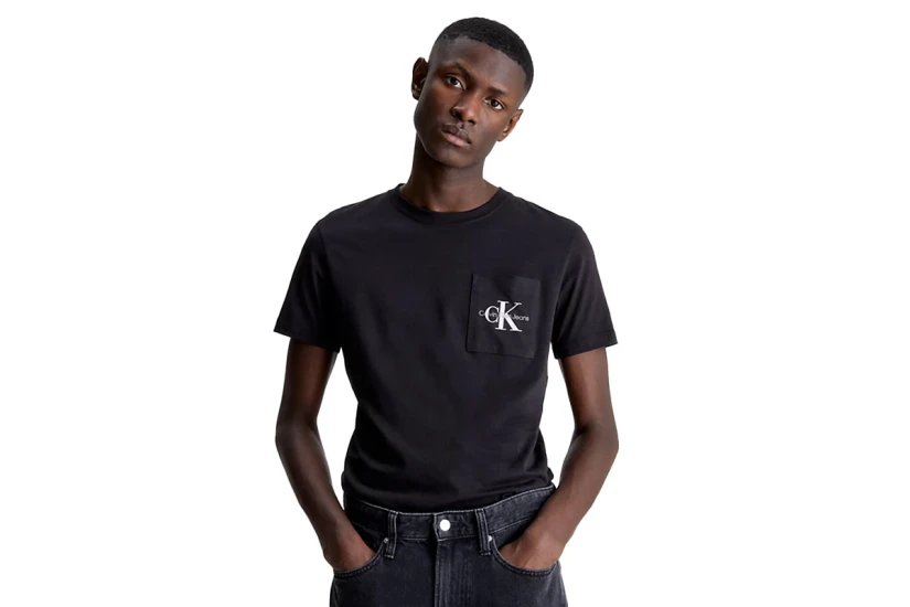 Calvin Klein Ανδρικό Κοντομάνικο T-Shirt Μαύρο