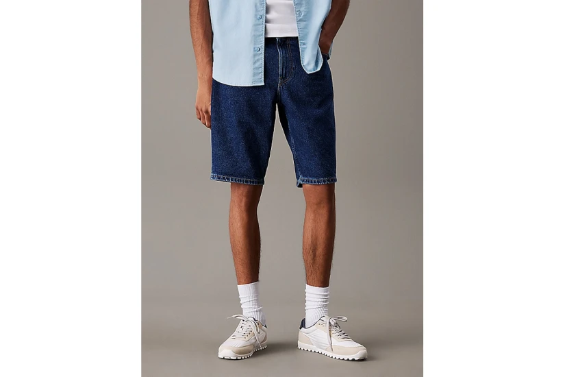 Calvin Klein Ανδρική Τζιν Βερμούδα Μπλε