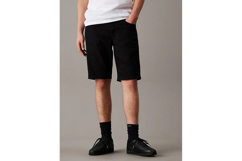 Calvin Klein Ανδρική Τζιν Βερμούδα Μαύρη