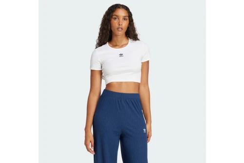 Adidas Originals Ribbed Crop Top Κοντομάνικο Γυναικείο (JC9026)