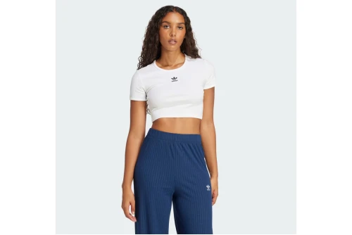 Adidas Originals Ribbed Crop Top Κοντομάνικο Γυναικείο (JC9026)