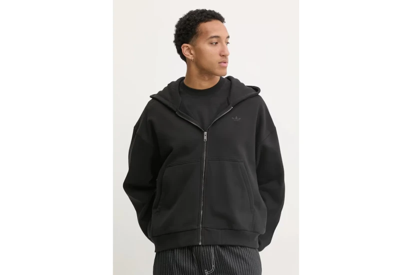 Adidas Originals Essentials Fleece Ανδρική Ζακέτα με Κουκούλα