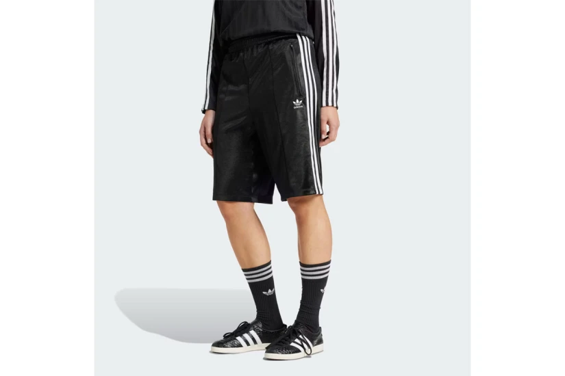 Adidas Originals Adicolor Firebird Γυναικεία Αθλητική Βερμούδα Μαύρη, Λευκή