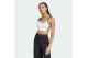 Adidas Originals Adicolor 3-Stripes Γυναικείο Αμάνικο Crop Top Λευκό, Μαύρο