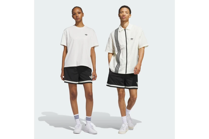 Adidas Originals Basketball Ανδρικό Αθλητικό Σορτς Μαύρο, Εκρού