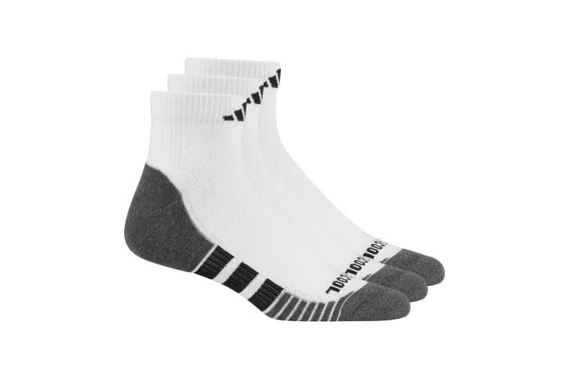 Adidas Performance CLIMACOOL Unisex Κοντές Κάλτσες Λευκές, Ανθρακί 3 Ζευγάρια
