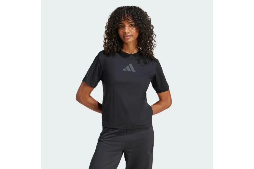 Adidas Performance Z.N.E. Γυναικείο Κοντομάνικο T-Shirt Μαύρο