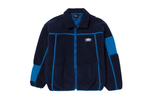 Huf Livingston Μπουφάν Sherpa Ανδρικό (JK00407 BLUE NIGHT)