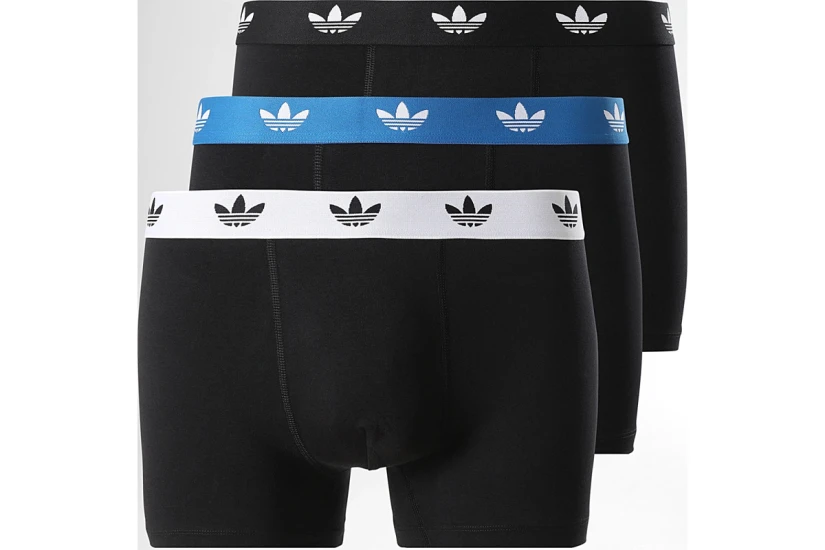 Adidas Originals Trunk Ανδρικά Εσώρουχα Μπόξερ Μαύρα 3 Τεμάχια
