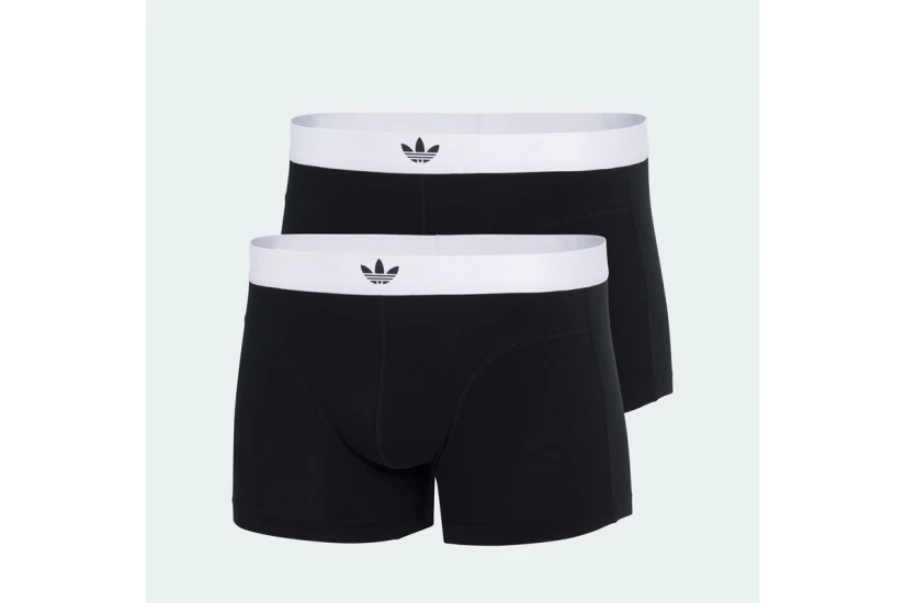 Adidas Originals Comfort Flex Ανδρικά Εσώρουχα Μπόξερ Μαύρα 2 Τεμάχια