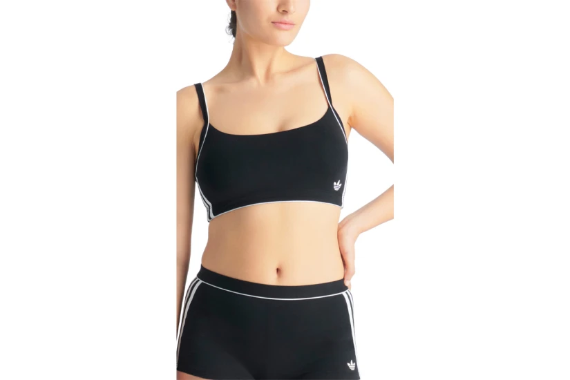 Adidas Originals Scoop Γυναικείο Bralette Μαύρο