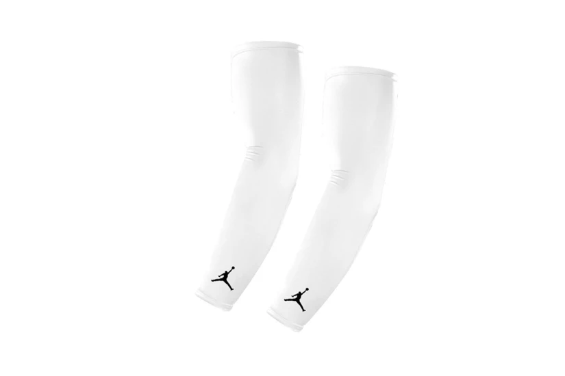 Jordan Shooter Sleeves Λευκά 2 Τεμάχια