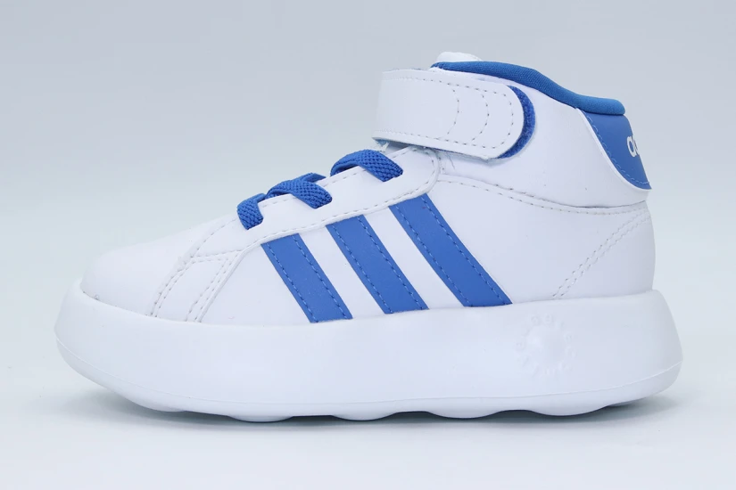 Adidas Performance Grand Court Mid Βρεφικά Sneakers Λευκά, Ρουά