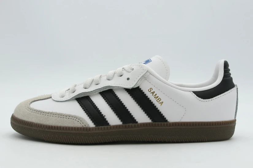 Adidas Originals Samba OG Παιδικά Sneakers Λευκά, Μαύρα, Γκρι, Καφέ