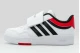 Adidas Performance Hoops 4.0 Βρεφικά Sneakers Λευκά, Μαύρα, Κόκκινα