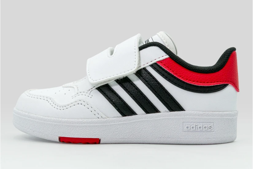 Adidas Performance Hoops 4.0 Βρεφικά Sneakers Λευκά, Μαύρα, Κόκκινα