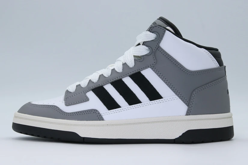 Adidas Performance Rapid Court Mid Sneakers Λευκά, Γκρι, Μαύρα