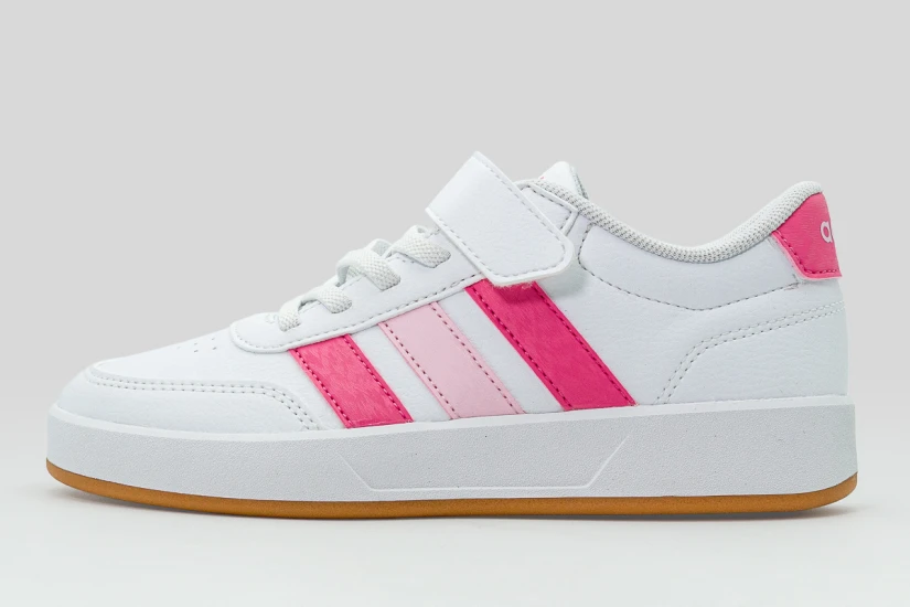 Adidas Performance Breaknet 3.0 Παιδικά Sneakers Λευκά, Ροζ, Φούξια