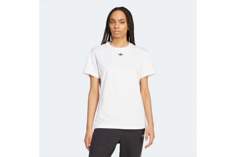 Adidas Originals Adibreak Adicolor Γυναικείο Κοντομάνικο T-Shirt Λευκό, Μαύρο