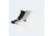 Adidas Originals Liner Κοντές Κάλτσες Λευκές, Μαύρες, Γκρι 3 Ζευγάρια