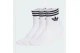 Adidas Originals 3-Stripes Κοντές Κάλτσες Λευκές 3 Ζευγάρια