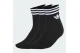 Adidas Originals 3-Stripes Κοντές Κάλτσες Μαύρες 3 Ζευγάρια