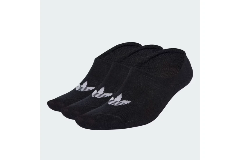 Adidas Originals Low Cut Σοσόνια Μαύρα 3 Ζευγάρια