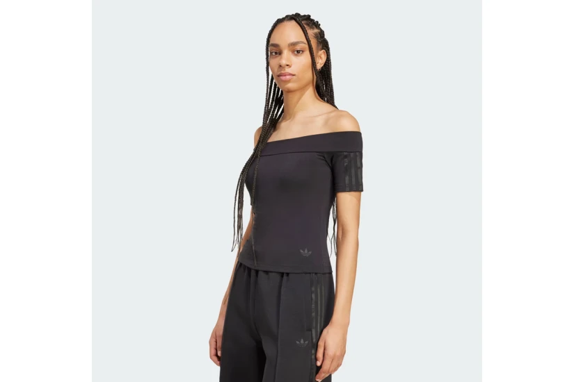 Adidas Originals Adicolor Bandeau Γυναικείο T-Shirt Μαύρο
