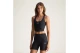 Adidas Performance by Stella McCartney Yoga Γυναικείο Crop Top Μαύρο