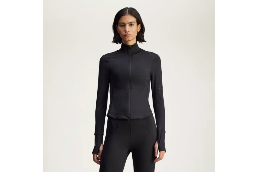 Adidas by Stella McCartney Γυναικεία Πολυεστερική Ζακέτα Μαύρη