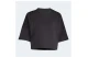 Adidas Originals Off Placed 3-Stripes Γυναικείο Κοντομάνικο T-Shirt Μαύρο