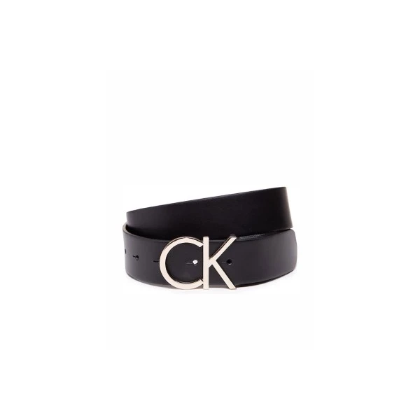 Calvin Klein Leather Logo Ζώνη Casual (K60K602141 910)