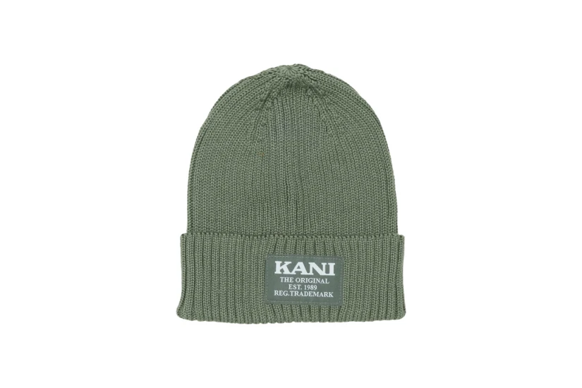 Karl Kani Woven Retro Classic Χειμερινό Σκουφάκι Λαδί