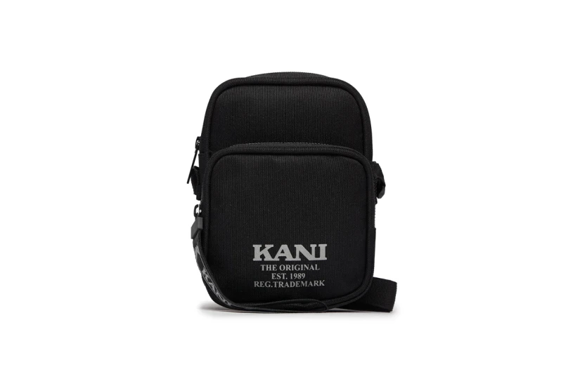 Karl Kani Retro Reflective Τσαντάκι Χιαστί - Ώμου Μαύρο