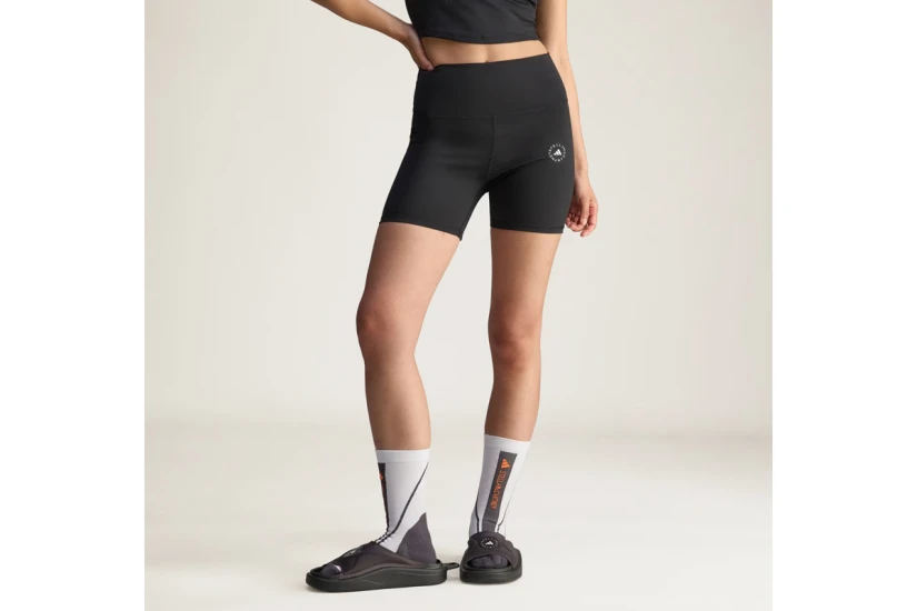 Adidas by Stella McCartney Yoga Γυναικείο Κοντό Κολάν Μαύρο