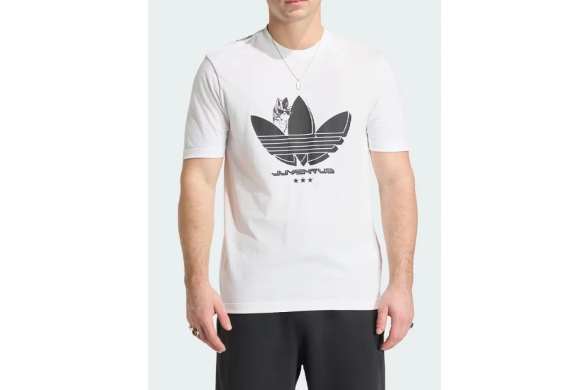 Adidas Originals Juventus Graphic Ανδρικό Κοντομάνικο T-Shirt Λευκό, Μαύρο