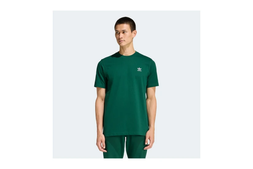 Adidas Originals Trefoil Essentials Ανδρικό Κοντομάνικο T-Shirt Κυπαρισσί