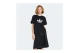 Adidas Originals Trefoil Boxy Γυναικείο Κοντομάνικο T-Shirt Μαύρο, Λευκό