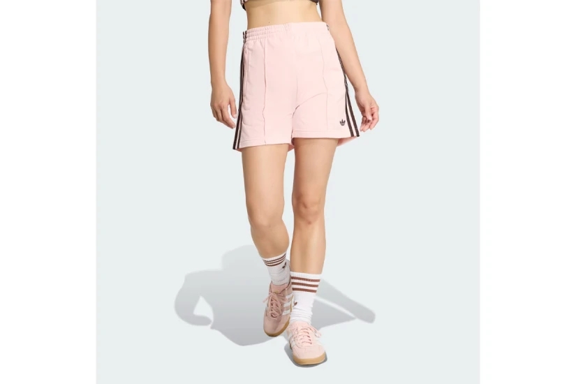 Adidas Originals Firebird Classic Γυναικείο Αθλητικό Σορτς Ροζ, Καφέ