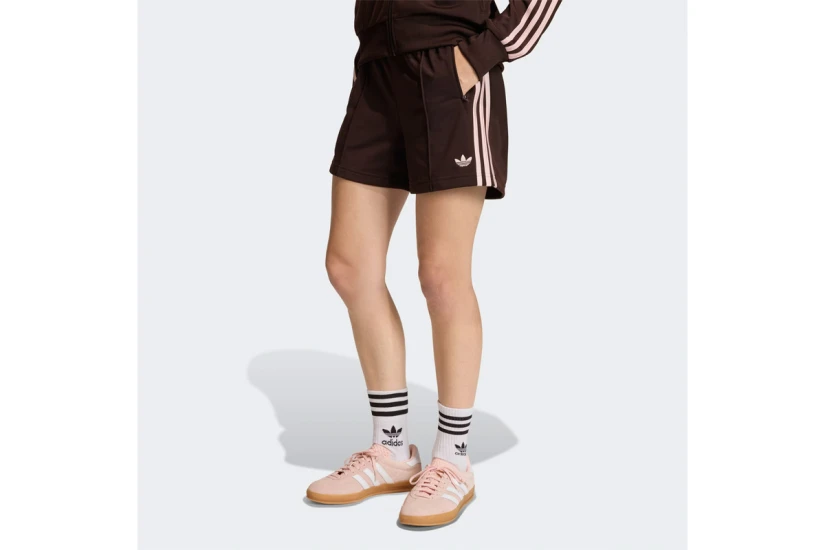 Adidas Originals Firebird Classic Γυναικείο Αθλητικό Σορτς Καφέ, Ροζ