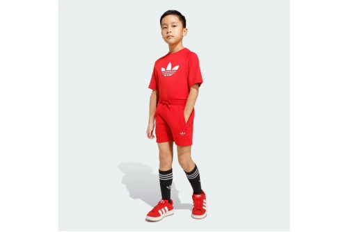 Adidas Originals Trefoil Loose Logo Σετ Με Σορτς Παιδικό (KD5762)