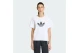 Adidas Originals Trefoil Boxy Γυναικείο Κοντομάνικο T-Shirt Λευκό, Μαύρο
